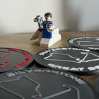 Silverstone Great Britain Drinks Coaster, Circuit & Text Style