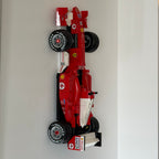 Lego Icons F1 Cars Hidden Wall Mount, Command Strip