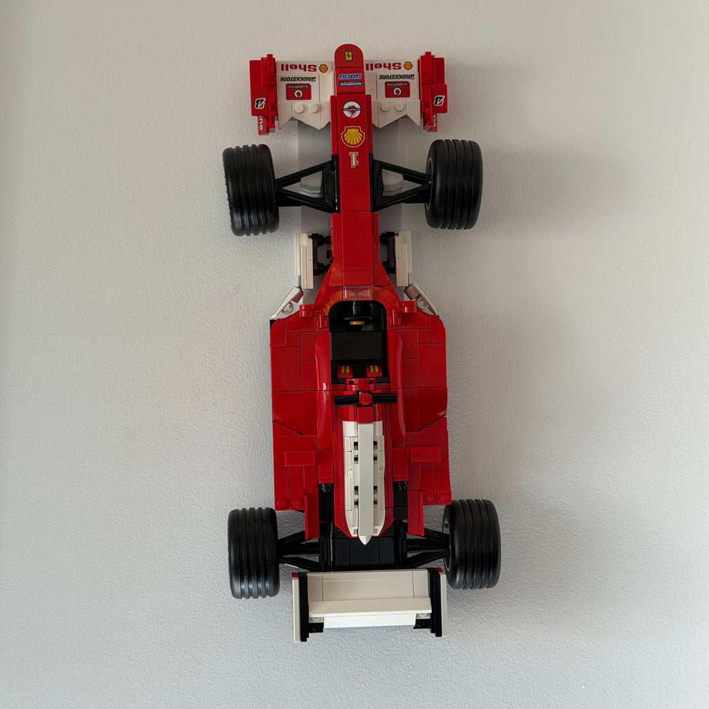 Lego Icons F1 Cars Hidden Wall Mount, Command Strip