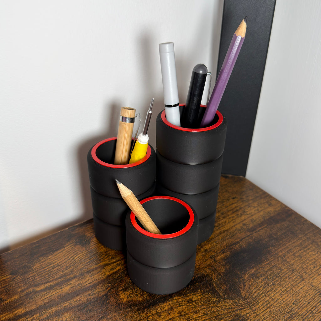 Stacked F1 Tyre Storage Pot, Create your own set